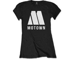 Motown Records - M Logo Dames T-shirt - 2XL - Zwart