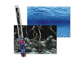 Aqua Nova Dubbelzijdig Aquarium Achtergrond Tree Roots/Water 100x50cm