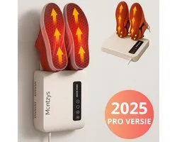 Montzys® Schoenendroger en Schoenverfrisser - Schoendroger Electrisch - Monteerbaar op de Muur - Elektrische Schoendrogers - Schoenen Droger met Timer & Droogfunctie