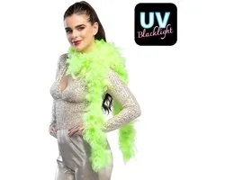 Boland - Verenboa 50 g neongroen Groen - Volwassenen - Unisex - Showgirl - Glitter and Glamour
