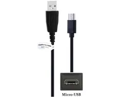 Câble Micro -USB OneOne de 1,0 m. Câble de chargement robuste. Cordon du câble de chargement. Convient également à la console Nintendo Classic Mini NES / Mini SNES. (uniquement pour les consoles Mini ) / Manette Sony Playstation 4 / Xbox One