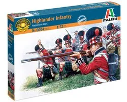Italeri Modelbouwpakket Militaire voertuigen - 6004 Britse Soldaten - Highlander Infanterie - Napoleontische Oorlogen - Figuren Plastic - 1:72 - Modelbouw
