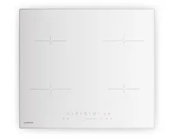 Klarstein Inductiekookplaat Velaire 4-zone inbouw inductiekookplaat, 7000 W boost, touchbediening, timer, kinderslot, warmte-indicator, keramisch glas, 60 cm, wit - voor Keuken - Restwarmte-Indicator - Induction Hob - Inductie Kookveld
