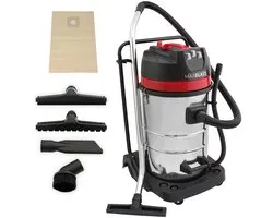 Maxblast industriële nat/droog zuiger - grijs - 80l - 3000w hepa e12