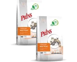 Prins Vitalcare Multicat Gevogelte - Kattenvoer - 2 x 1.5 kg