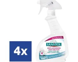 Sanytol Anti Mijten Spray - 4 x 300 ml