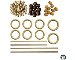 Hobby Pakket | Starter Set | Ringen | Kralen | Stokken | Macramé | Decoratie | DIY | Doe Het Zelf | Hobbymaterialen | Wandkleed | Dromenvanger | Plantenhanger | Tassen | TheOldOmen |