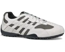 Geox U Snake Original A - Leren herentrainers U55MNA 02214 C0663 White