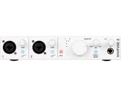 Arturia MiniFuse 2 White 2-in/2-uit USB-C Audio Interface