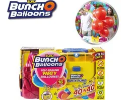 Bunch O Balloons Kit - 16 ballons roses avec pompe électrique - ballons auto-obturants, décorations de fête, bouquet de ballons