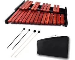 Houten Xylofoon met 25 Noten en Slagstok - Professioneel Percussie Instrument