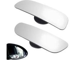 2 stuks blind spot mirrors, additional HD glass side mirrors, 360° adjustable wide angle, increase visibility, improve safety for all cars, trucks, vehicles and motorcycles