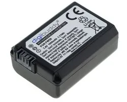 NP-FW50 Diggibuddy voor Sony 1050 mAh