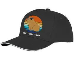 Dont worry be capy Pet - Grappige Pet - Premium Fit - Cap - Verstelbaar - Unisex