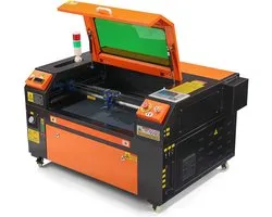 60 W CO2-lasergraveermachine, snijgebied van 40,6 x 61 cm, snelheid van 19,7 IPS, lasersnijder met dubbele luchtondersteuning, werkt met LightBurn, CorelDRAW, AutoCAD, Windows, Mac OS, Linux, geschikt voor hout, acryl, stof en meer