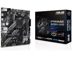 ASUS PRIME B550M-K ARGB AMD B550 Socket AM4 micro ATX