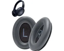 Coussinets d'oreille Mix Médias adaptés à Bose QC 45 / QC SE - Coussinets d'oreille pour casque adaptés à Bose Quietcomfort 45 gris