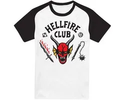 Stranger Things Hellfire Club Heren T-shirt - meerkleurig - M