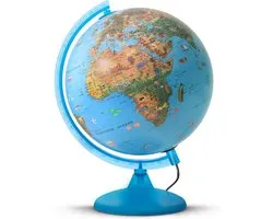 ARCA Wereldbol Globe met ledverlichting - Nederlandstalig - 25 cm