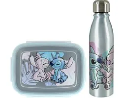 Lilo & Stitch Lunchset - Aluminium Lunchbox - Aluminium Drinkfles