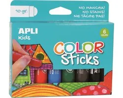 Apli Kids Verf Color Stick 6X