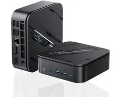 Mini PC Blackview MP100 Pro - 16 Go RAM - 512 Go ROM - Intel I3-1215U - 6 cœurs 8 threads - Windows 11 Pro - Wi-Fi 5.0 - Gigabit Ethernet - Zwart