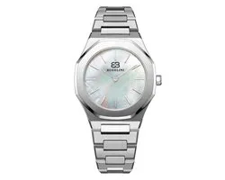 BUGOLINI AMOR Steel - Montre MIYOTA 2025 QUARTZ pour dames - Cadran Shell - Montre pour femme - Argent
