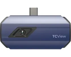 Topdon TC001 - Caméra thermique - Résolution IR 256x192 - Compatible Windows/Android - Connexion USB-C