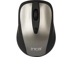 BasicTeQ: Inca IWM-201RG muis Ambidextrous RF Draadloos Optisch 1600 DPI Ergonomisch ontwerp, comfortabel aanraakgevoel Energiebesparende modus, laag stroomverbruik