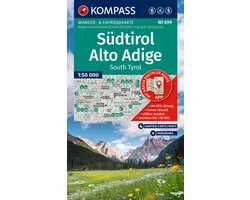 KOMPASS Wanderkarten-Set 699 Südtirol / Alto Adige / South Tyrol (4 Karten)