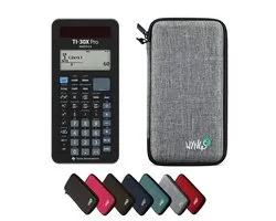 CALCUSO Pack de base Gris clair de la calculatrice TI-30X Pro Mathprint