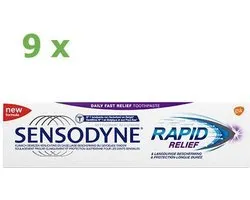 Sensodyne - Tandpasta - Rapid Relief - 75ml x 9