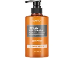 Kundal Pure Natural Moisturizing Refreshing Douchegel 500ml Amber Vanilla