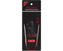 ChiaoGoo RED LACE Rondellen 3.0mm 80cm - Roestvrij Staal