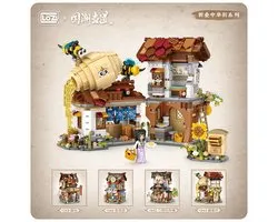 LOZ - Honeybee House | Mini Block Building Set | Build and Create No. 1943