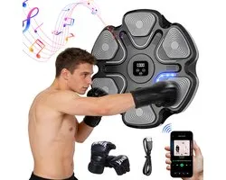 Machine de boxe Frasco - Gants de boxe inclus - Sac de frappe - Machine de boxe avec Musique - Sac de boxe - Machine de boxe musicale - Boxe et entraînement - Sac de frappe - Boxe - Adultes et Enfants