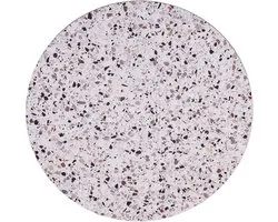 MaximaVida rond tafelblad Lucca 75 cm - HPL terrazzo look