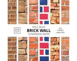 Well Built Brick Wall Scrapbook Paper
