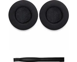 Set Oorkussens voor Razer Gaming Headset - ManO'War 7.1 Oorkussen - ManO'War 7.1 Wireless / ManO'War 7.1 Wired / ManO'War Destiny 2 Edition - Kunstleer met Traagschuim - Zwart