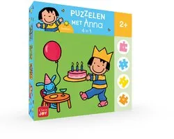 Puzzelen met Anna. 4-in-1-puzzel emoties