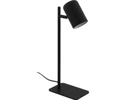 EGLO Ceppino Tafellamp - Bureaulamp - GU10 - 38 cm - Zwart/Wit