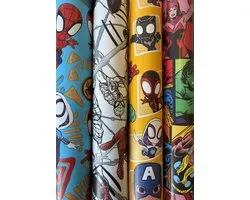 Marvel Superhelden Cadeaupapier – 3 Rollen – Kinder Cadeaupapier Set – Avengers & Spiderman – 70 x 200 cm per rol