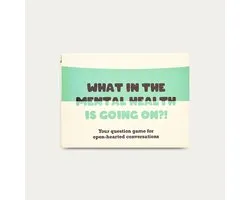 "What in the Mental Health is Going On?!" - Card Game for Deep Conversations - Connection Cards - Question Game for Couples, Daters, Families, Friends - Get to Know Each Other Better - Game - Vertellis - Card Game - Conversation Starter - Gift Idea