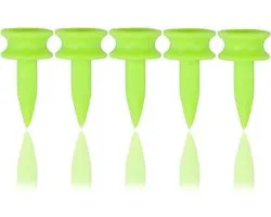 Plastic Golf Tees 25mm - 100 Stuks - Duurzaam en Lichtgewicht Golfaccessoires voor Beginners en Professionals