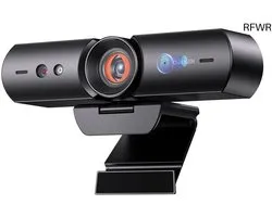 NexiGo HelloCam 1080p Webcam with Windows Hello and Microphone, Real Privacy with Patented Automatic Shutter, Face Enhancement, HD USB Webcam Camera for PC, Video Calls, Recording,