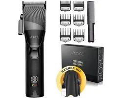 Royce Tondeuse Mannen Pro - Tondeuse voor Hoofdhaar & Baard - Draadloze Tondeuse - Hair Clipper - Baardtrimmer & Lichaamstrimmer - Kappers Tondeuse Professionele - Haartrimmer Mannen - Barber Set