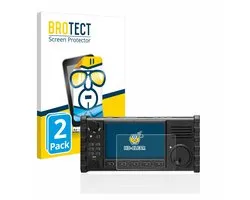 BROTECT - Screenprotector voor Xiegu X6100 HF-Transceiver - Folie Beschermfolie transparant 2 Stuks