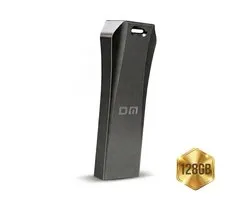 DM USB Stick 128GB - Snelle Flash Drive - Metaal USB 3.2 Pen Drive Sleutelhanger - 130MB/s