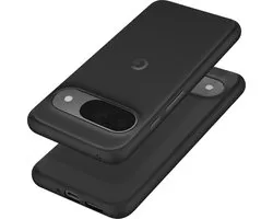 Google, Coque d'appareil photo d'origine Google Pixel 9 et 9 Pro, mate, douce au toucher, Zwart