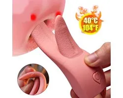 Tong Vibrator Double Pleasure - Verwarmd - Dubbele Tong - Clitoris - Beffen - Dames
